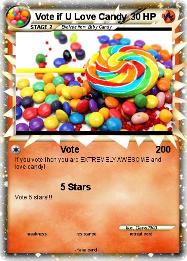 Pokemon Vote if U Love Candy