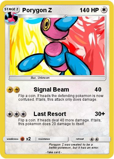 Pokemon Porygon Z
