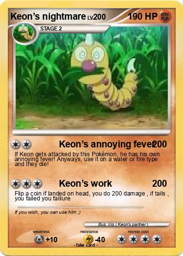 Pokemon Keon’s nightmare