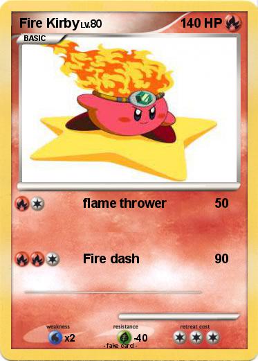 Pokemon Fire Kirby