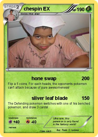 Pokemon chespin EX