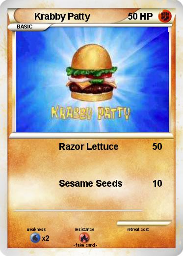 Pokemon Krabby Patty