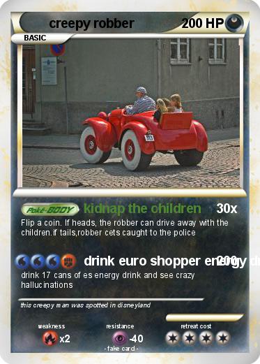 Pokemon creepy robber