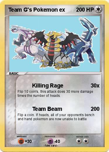 Pokemon Team G's Pokemon ex