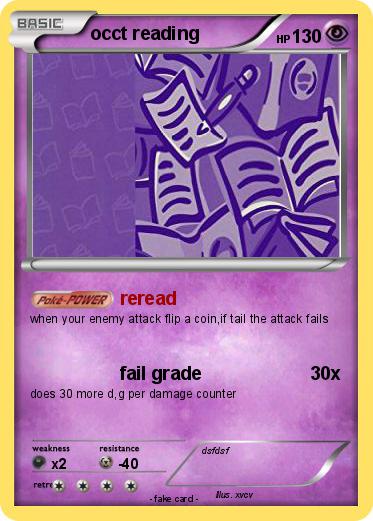 Pokemon occt reading