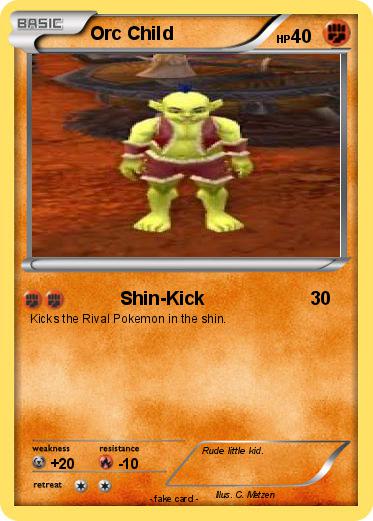 Pokemon Orc Child