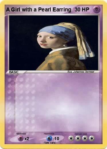 Pokemon A Girl with a Pearl Earring