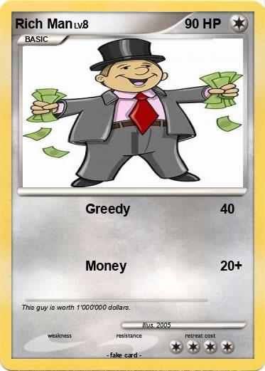 Pokemon Rich Man