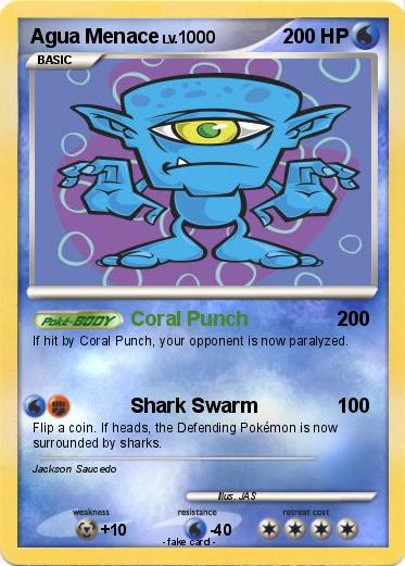 Pokemon Agua Menace