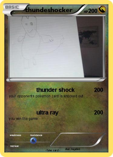 Pokemon thundeshocker