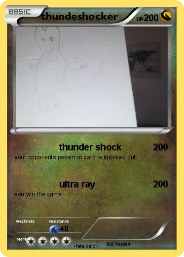 Pokemon thundeshocker