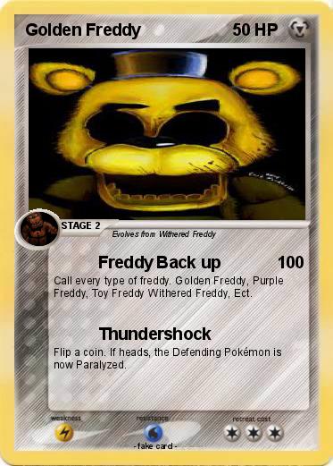 Pokemon Golden Freddy