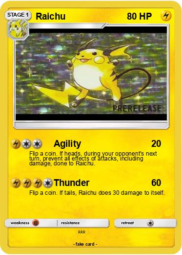 Pokemon Raichu