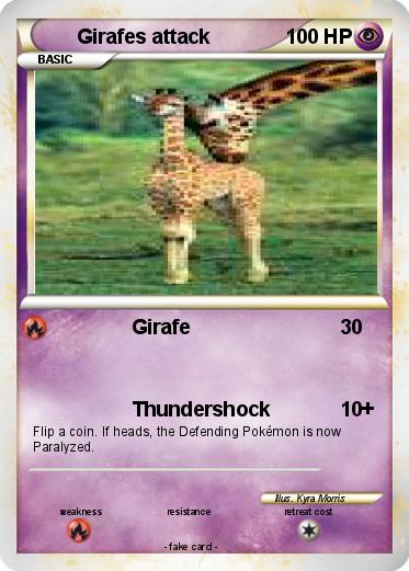 Pokemon Girafes attack