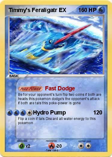 Pokemon Timmy's Feraligatr EX