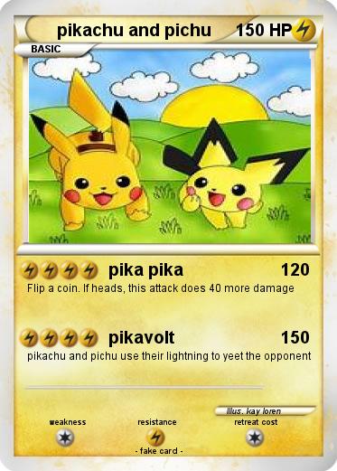 Pokemon pikachu and pichu
