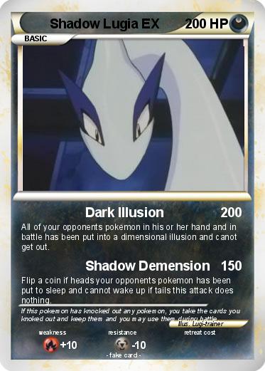 Pokemon Shadow Lugia EX
