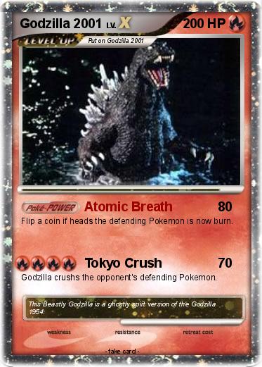 Pokemon Godzilla 2001