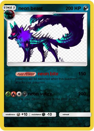 Pokemon neon beast