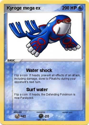 Pokemon Kyroge mega ex
