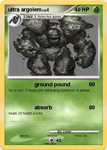 Pokemon ultra argolem