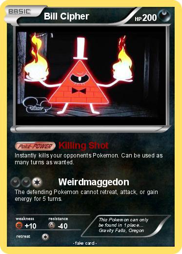 Pokemon Bill Cipher