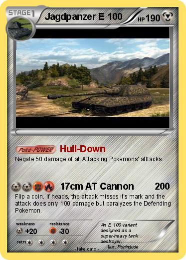 Pokemon Jagdpanzer E 100