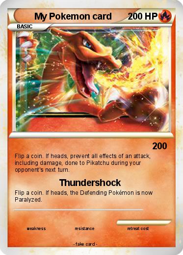 Pokemon My Pokemon card