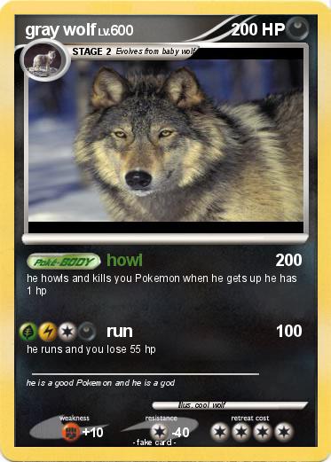 Pokemon gray wolf