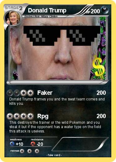 Pokemon Donald Trump