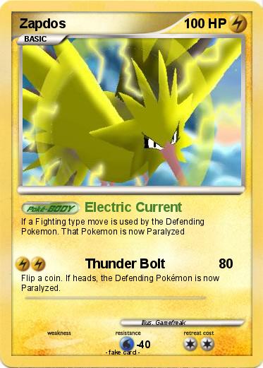 Pokemon Zapdos