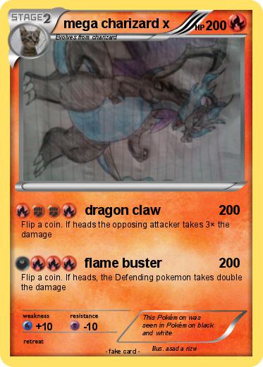 Pokemon mega charizard x