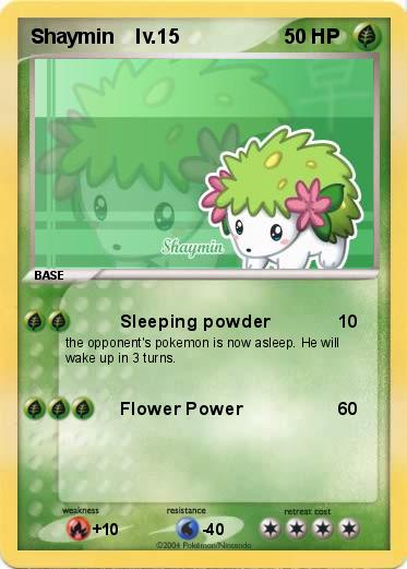 Pokemon Shaymin    lv.15               