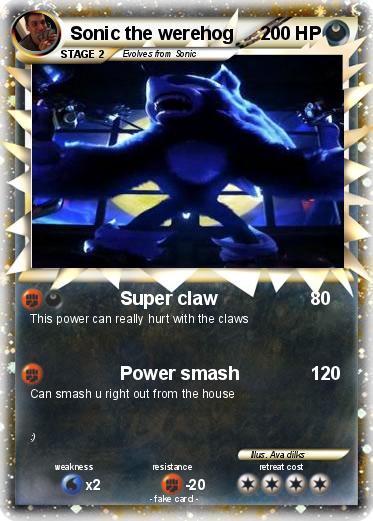 Pokemon Sonic the werehog