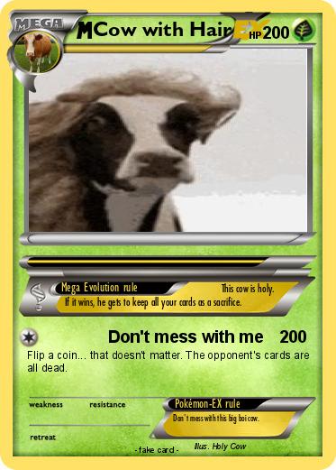 Pokemon Cow with Hair