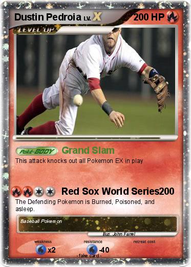 Pokemon Dustin Pedroia