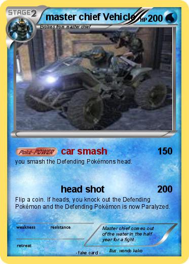 Pokemon master chief Vehicle