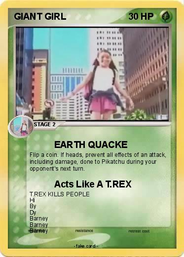 Pokemon GIANT GIRL