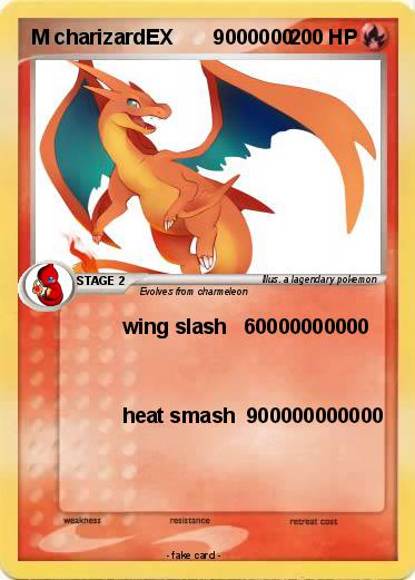 Pokemon M charizardEX       9000000