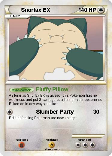 Pokemon Snorlax EX