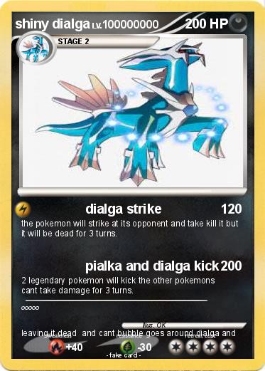 Pokemon shiny dialga