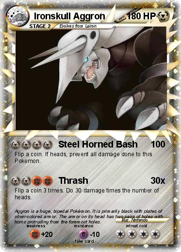 Pokemon Ironskull Aggron