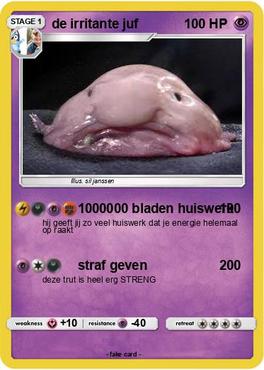 Pokemon de irritante juf