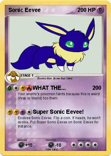 Pokemon Sonic Eevee