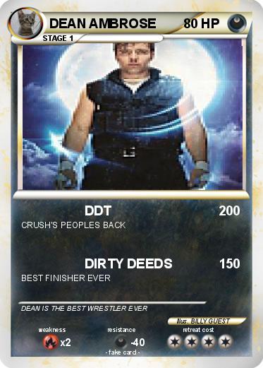 Pokemon DEAN AMBROSE
