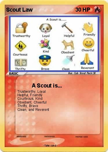 Pokemon Scout Law