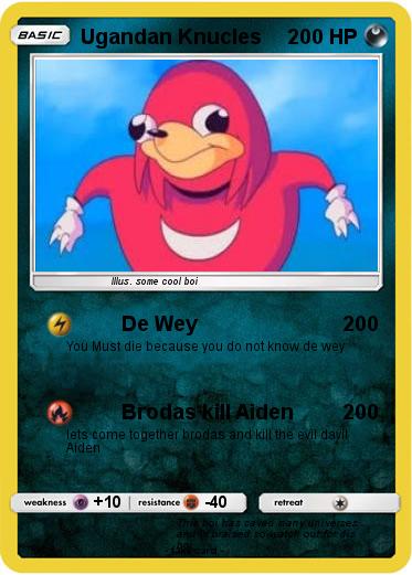 Pokemon Ugandan Knucles