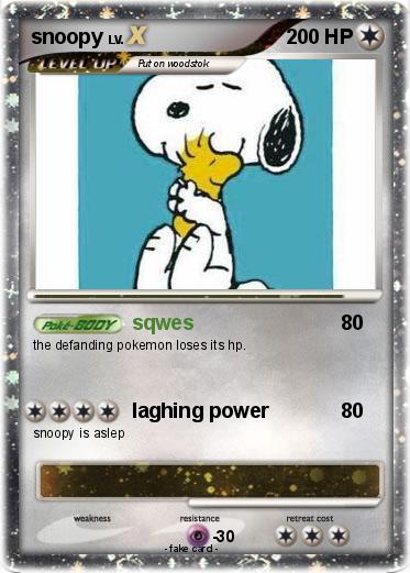 Pokemon snoopy