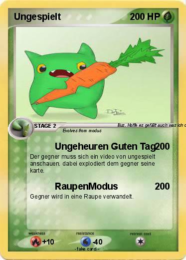 Pokemon Ungespielt