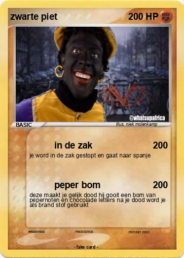 Pokemon zwarte piet